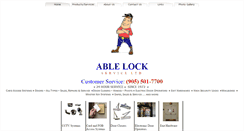 Desktop Screenshot of ablelockservice.com
